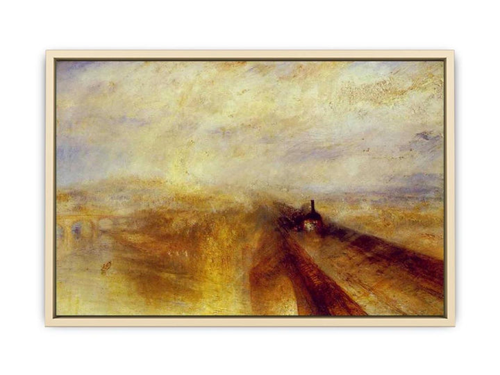 Rain, Steam and Speed The Great Western Railway 1844  Art Print