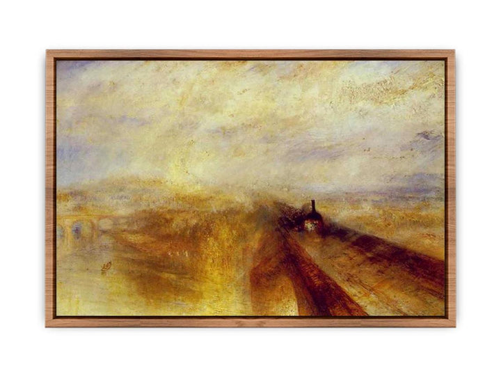 Rain, Steam and Speed The Great Western Railway 1844  Poster