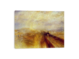Rain, Steam and Speed The Great Western Railway 1844 by Joseph Mallord William Turner Painting 