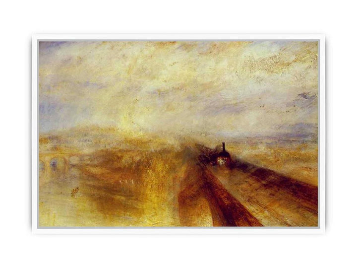 Rain, Steam and Speed The Great Western Railway 1844 Framed Print