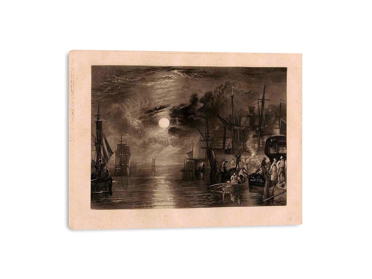 Shields, on the River Tyne by Joseph Mallord William Turner Painting 