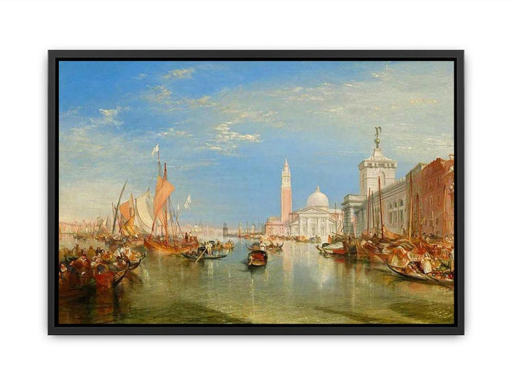 Venice: The Dogana and San Giorgio Maggiore Canvas Print