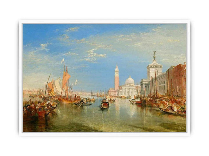 Venice: The Dogana and San Giorgio Maggiore Framed Print