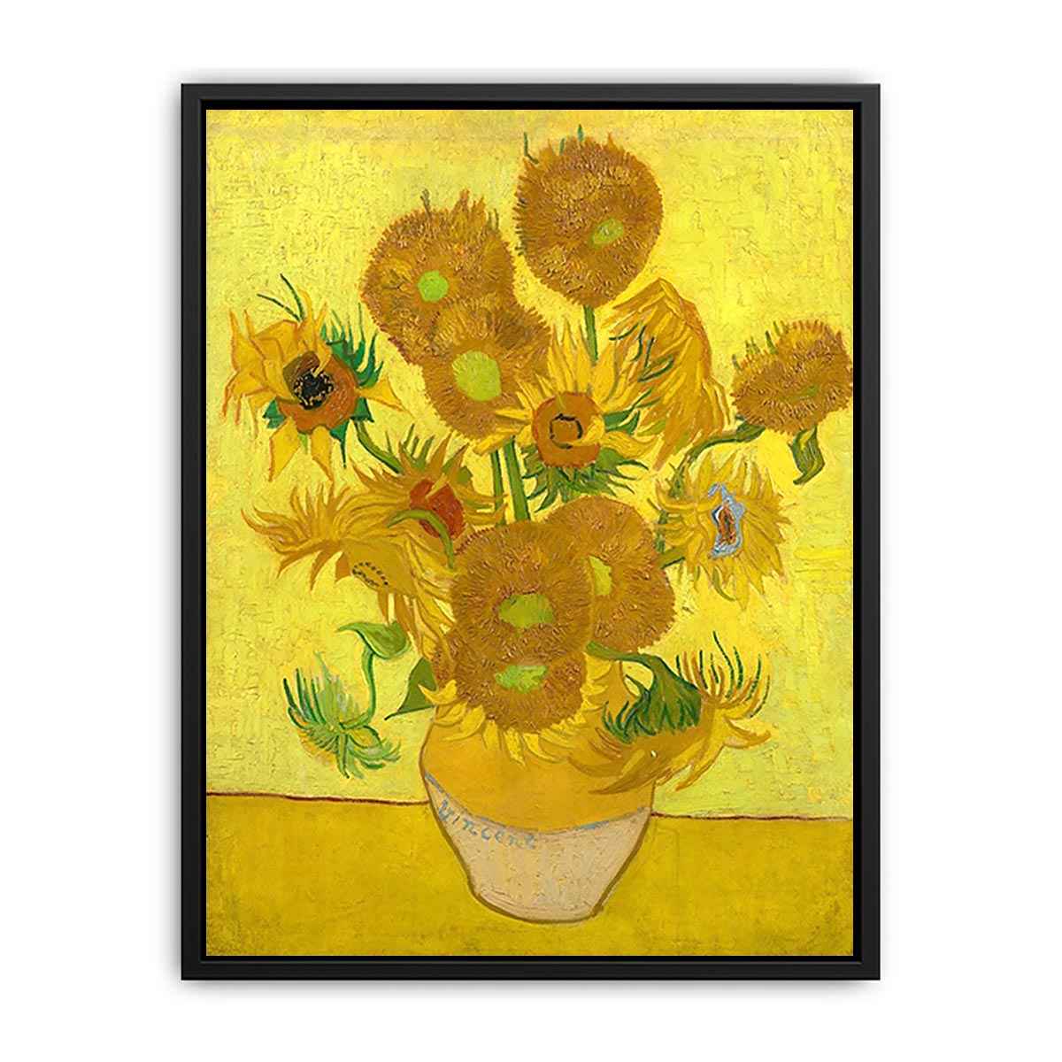 Vase Of Sunflowers Painting By Van Gogh Canvas Print