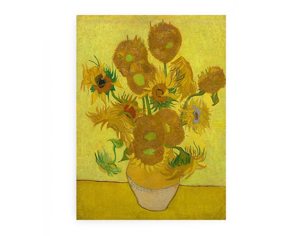 Vase Of Sunflowers Painting Art Print