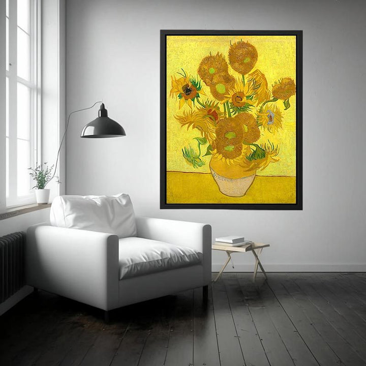 Vase Of Sunflowers Painting By Van Gogh Painting