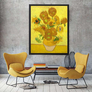 Vase Of Sunflowers Painting By Van Gogh  Painting