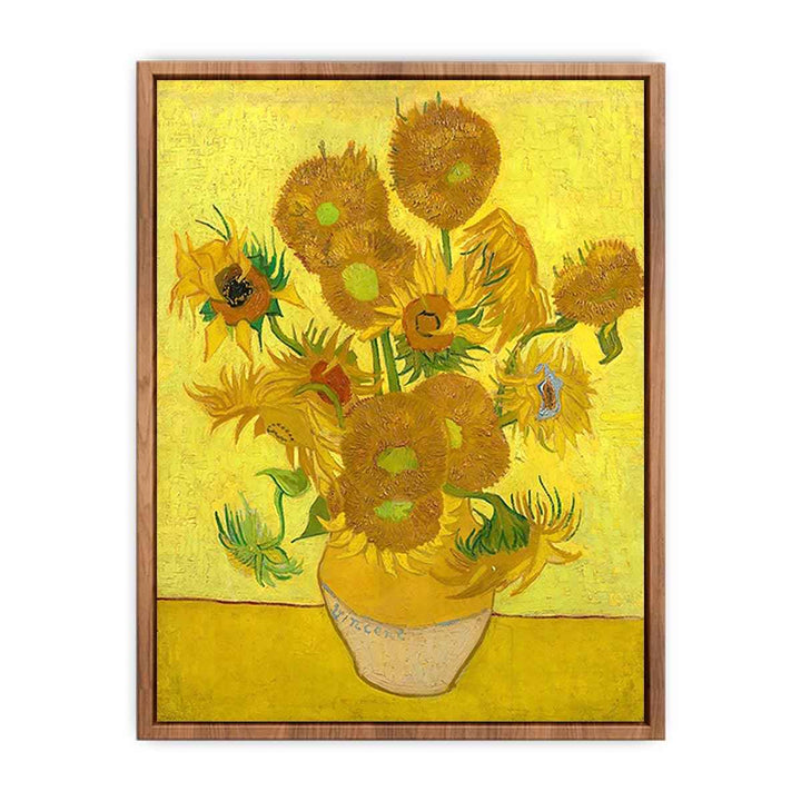 Vase Of Sunflowers Painting By Van Gogh  Poster