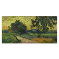 Landscape At Twilight By Van Gogh Art Print.