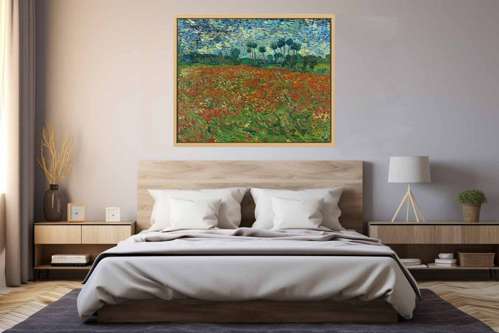 Poppy Field By Vincent Van Gogh Art Print.