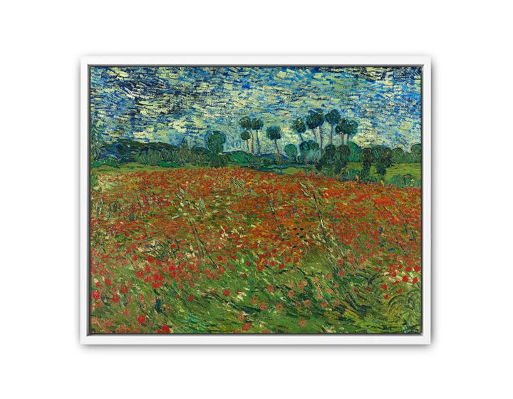 Poppy Field By Vincent Van Gogh Painting