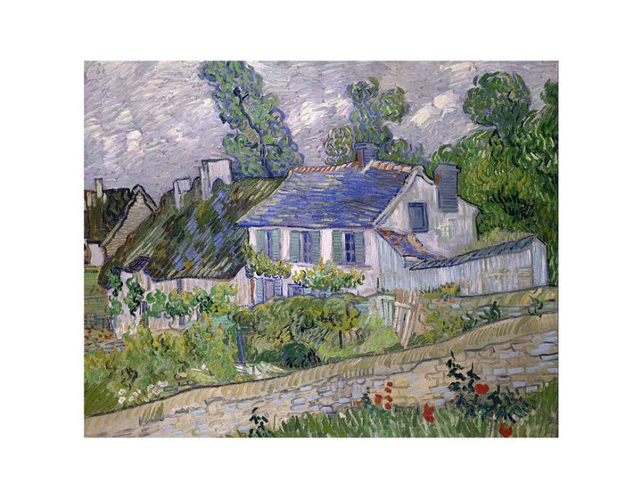 Houses At Auvers By Van Gogh Art Print