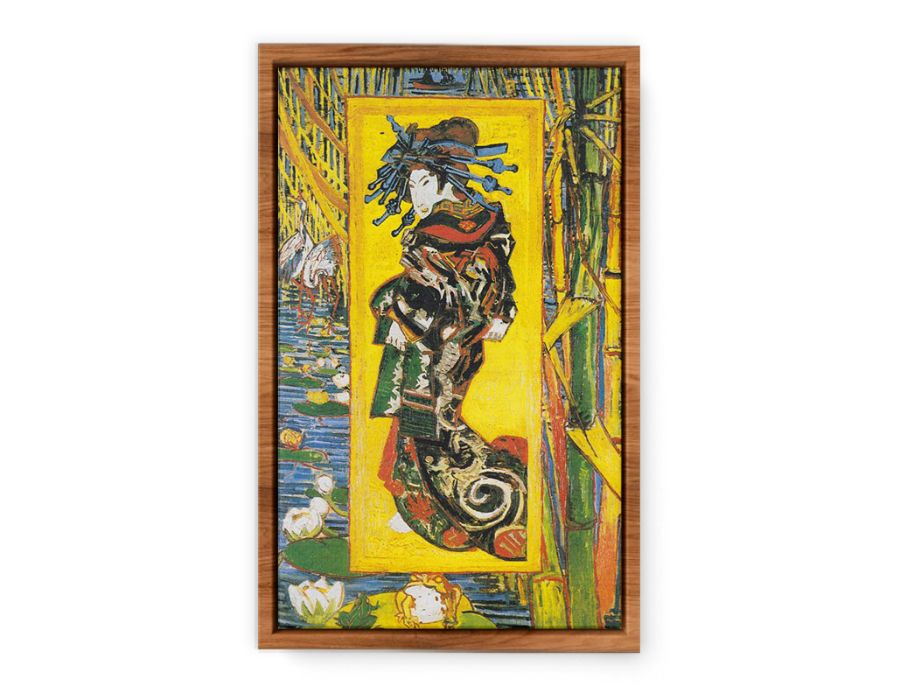 Courtesan After Eisen By Van Gogh  Painting