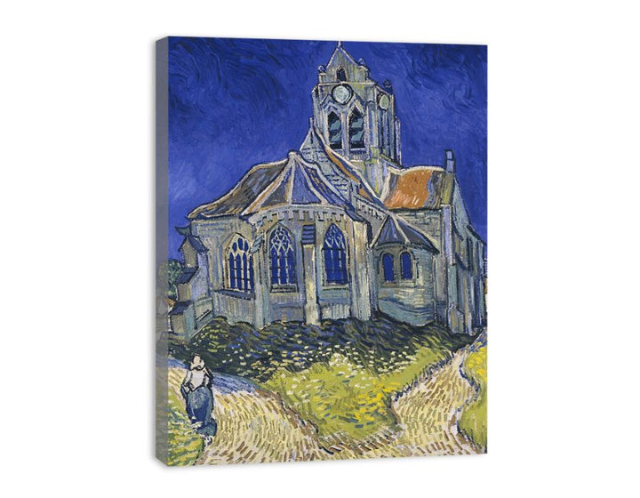 The Church At Auvers By Van Gogh  canvas Print
