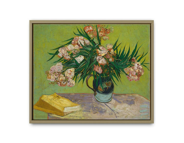 Oleanders Painting By Van Gogh framed Print