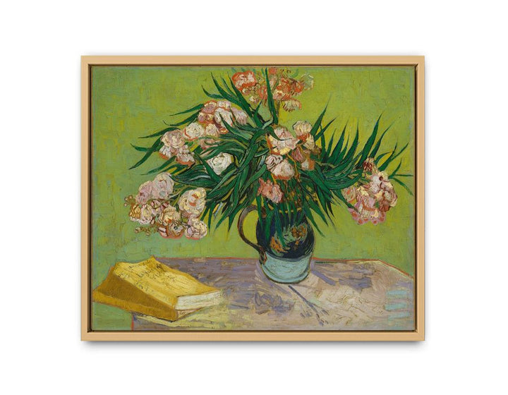 Oleanders Painting By Van Gogh framed Print