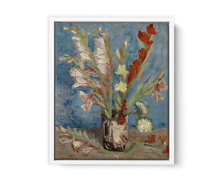 Vase Of Gladioli By Van Gogh  Painting