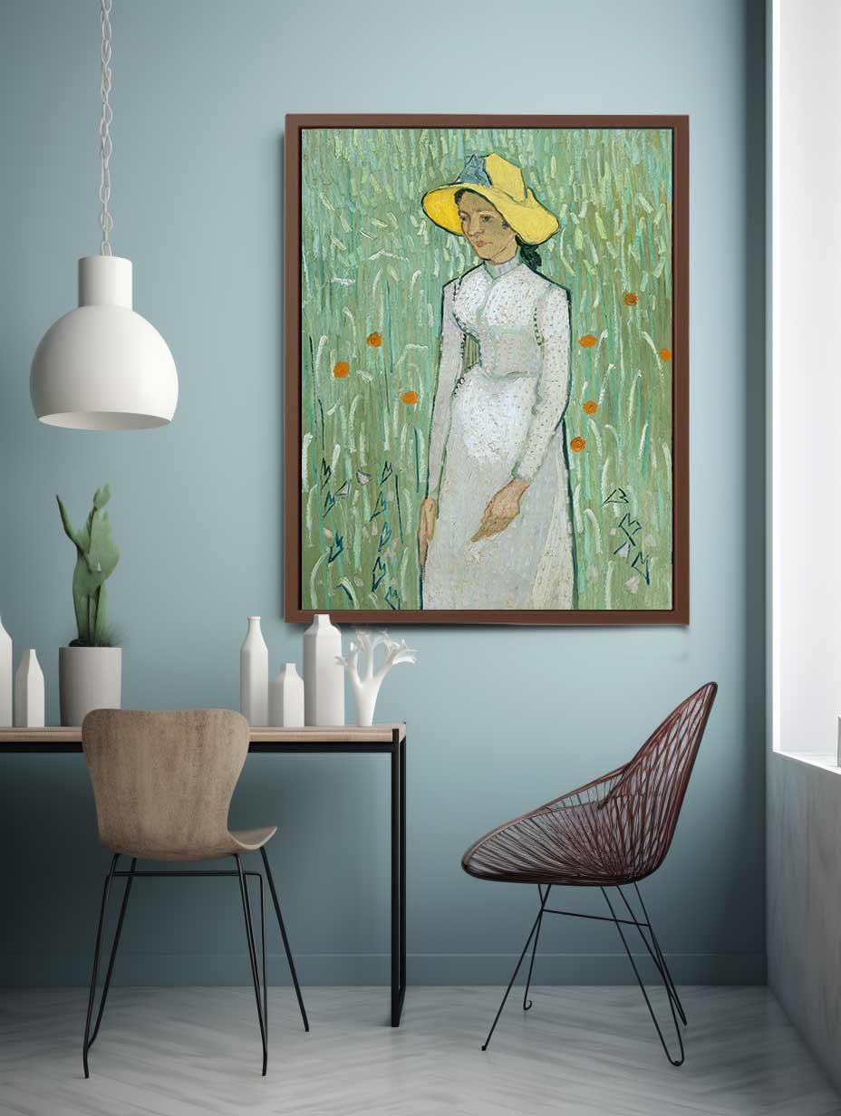 Girl in White by Vincent Van Gogh Art Print