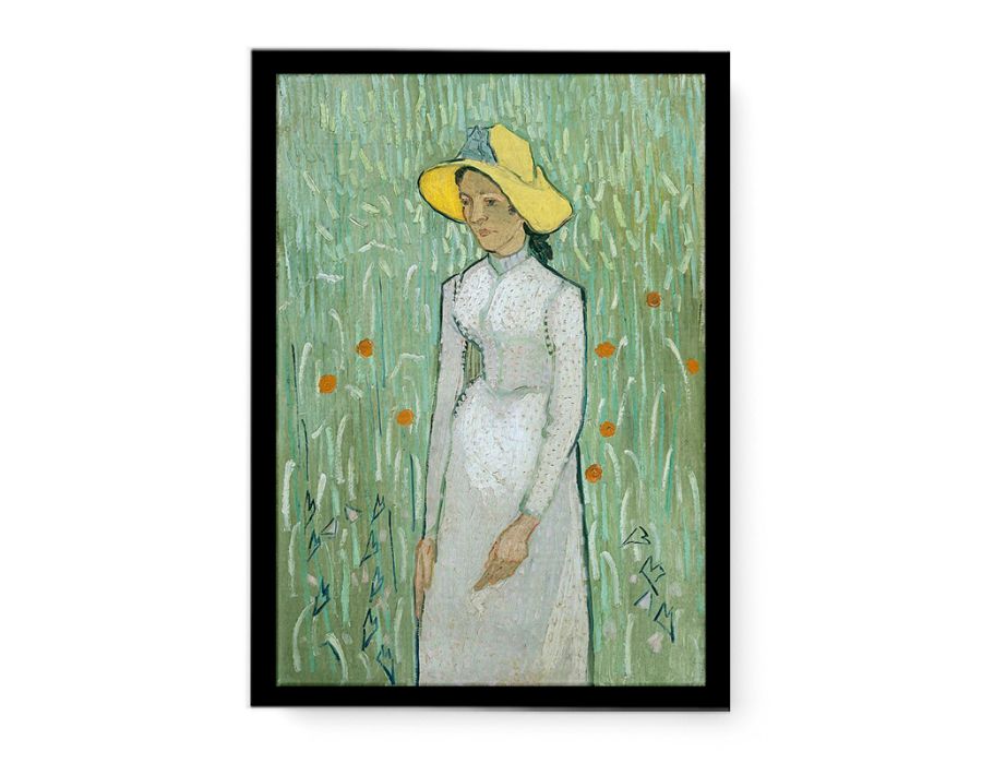 Girl in White by Vincent Van Gogh  canvas Print