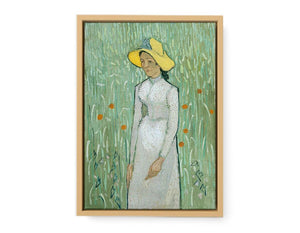 Girl in White by Vincent Van Gogh framed Print