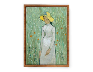Girl in White by Vincent Van Gogh  Painting