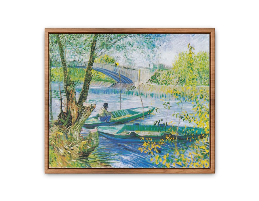 Fishing in Spring 2  Painting
