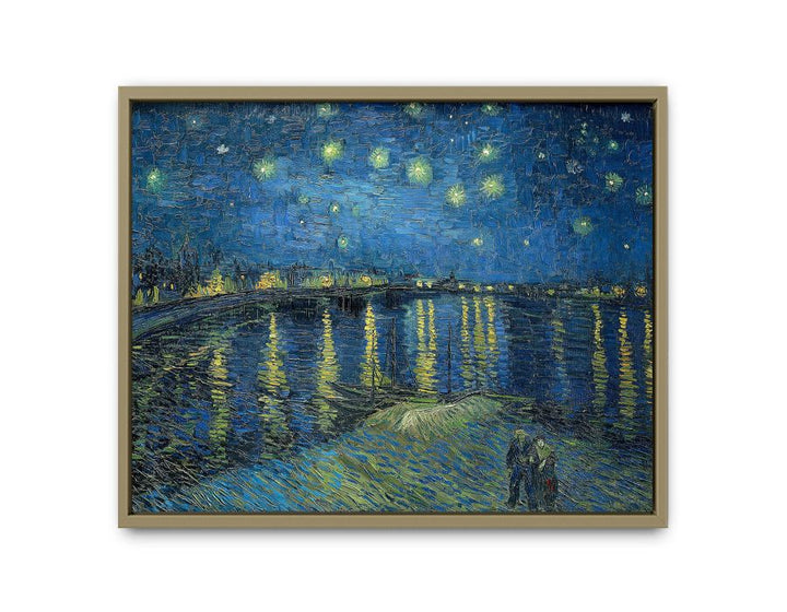 Starry Night Over the Rhone framed Print