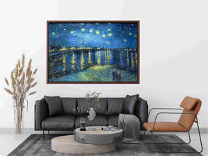 Starry Night Over the Rhone by Vincent Van Gogh Painting