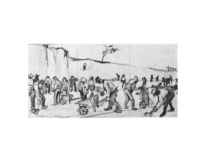 Sand Diggers in Dekkersduin near The Hague