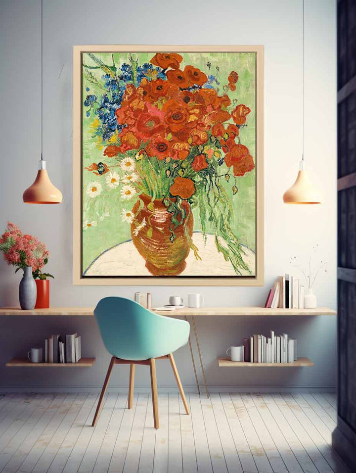 Wild flower - By Van Gogh Art Print.