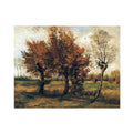 Autumn landscape / Autumn Landscape with Four Trees