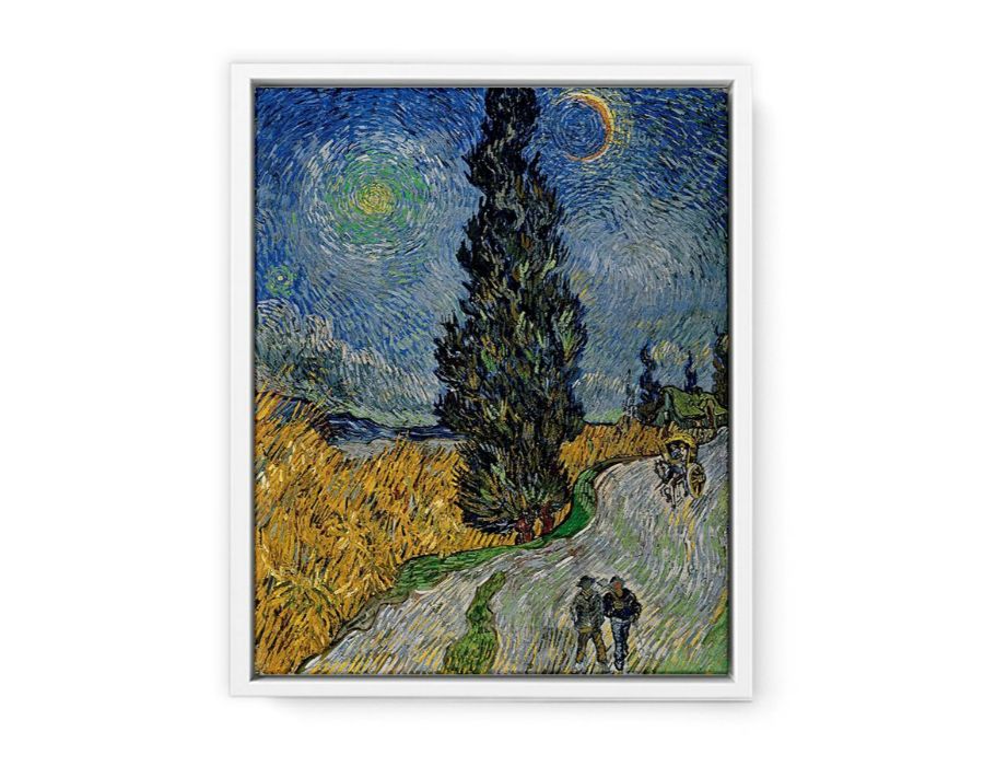 Vincent van Gogh - Road with Cypress and Star  Painting
