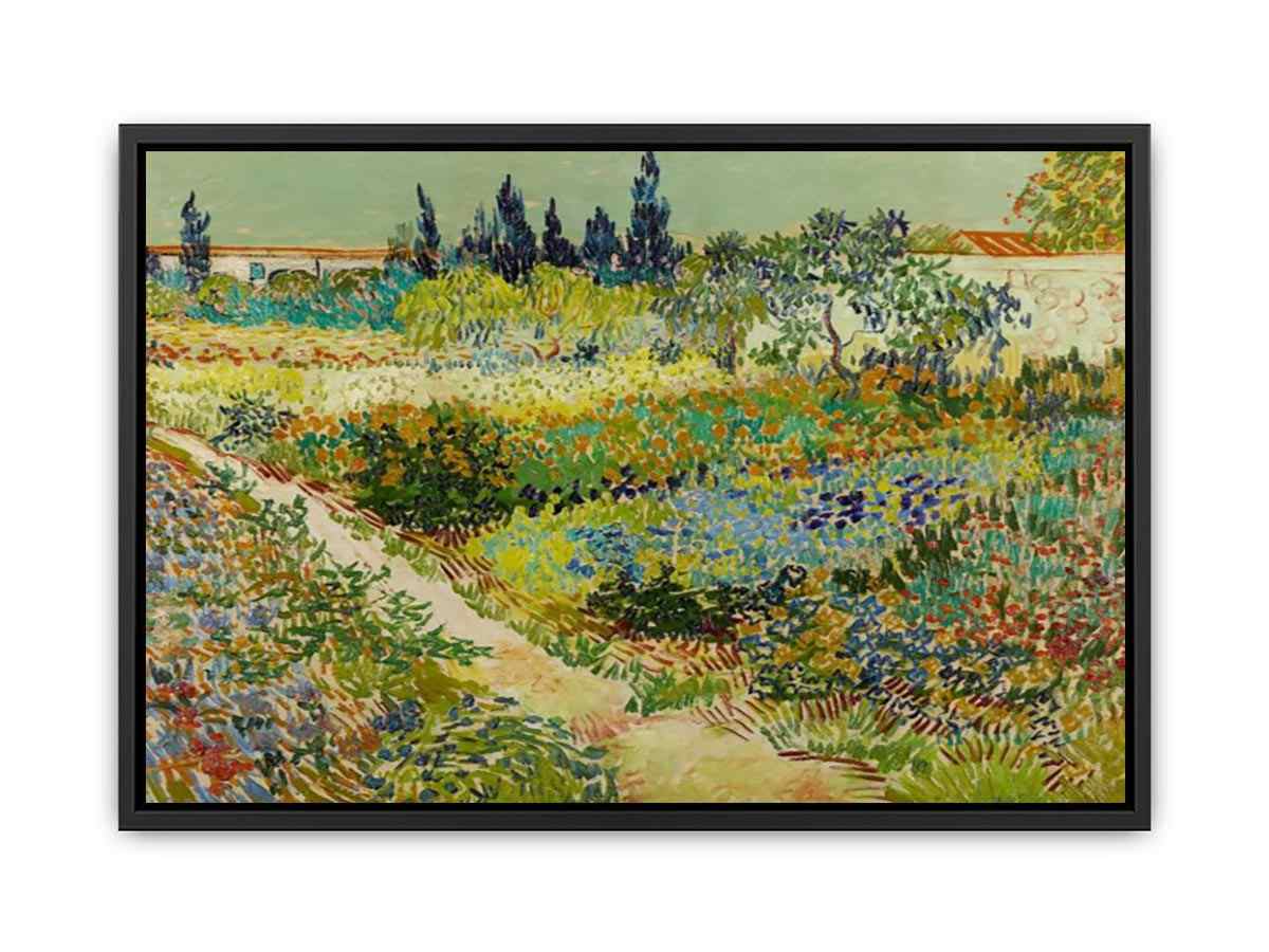 Garden At Arles By Van Gogh Canvas Print