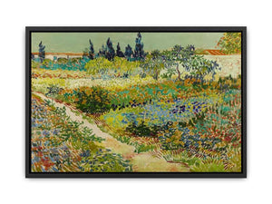 Garden At Arles By Van Gogh Canvas Print
