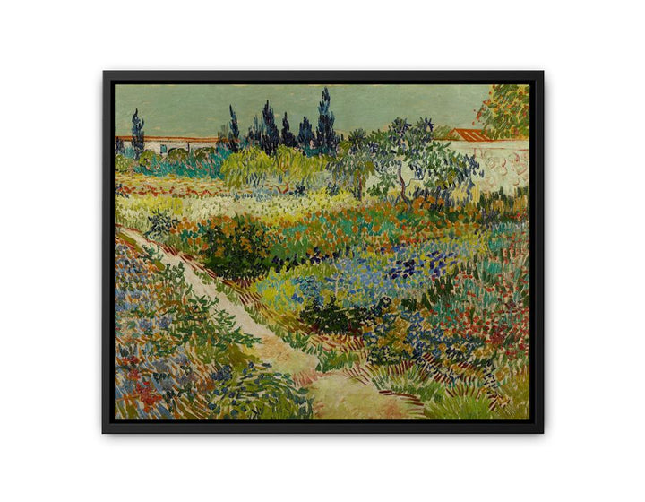 Garden At Arles By Van Gogh  Painting