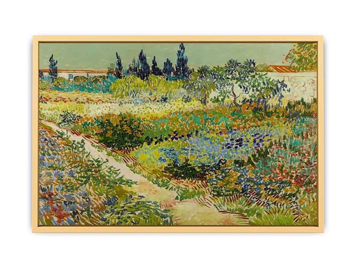 Garden At Arles By Van Gogh Streched canvas