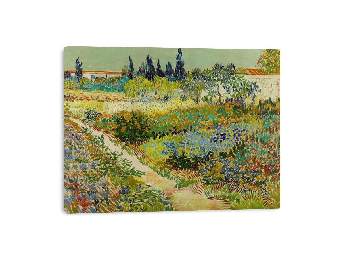 Garden At Arles By Van Gogh  Painting