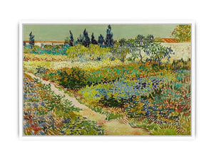 Garden At Arles By Van Gogh Framed Print