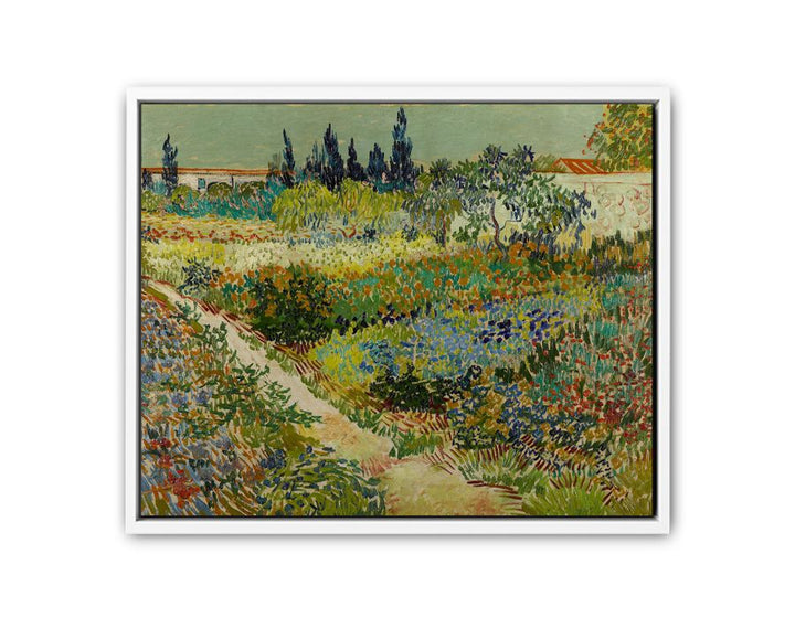 Garden At Arles By Van Gogh  Painting