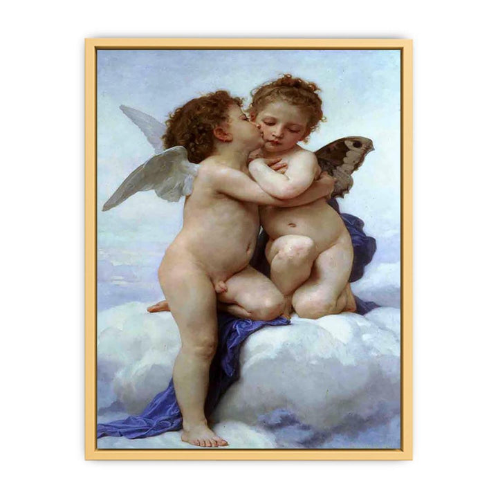 L'Amour et Psyche, enfants (Cupid and Psyche as Children) Streched canvas