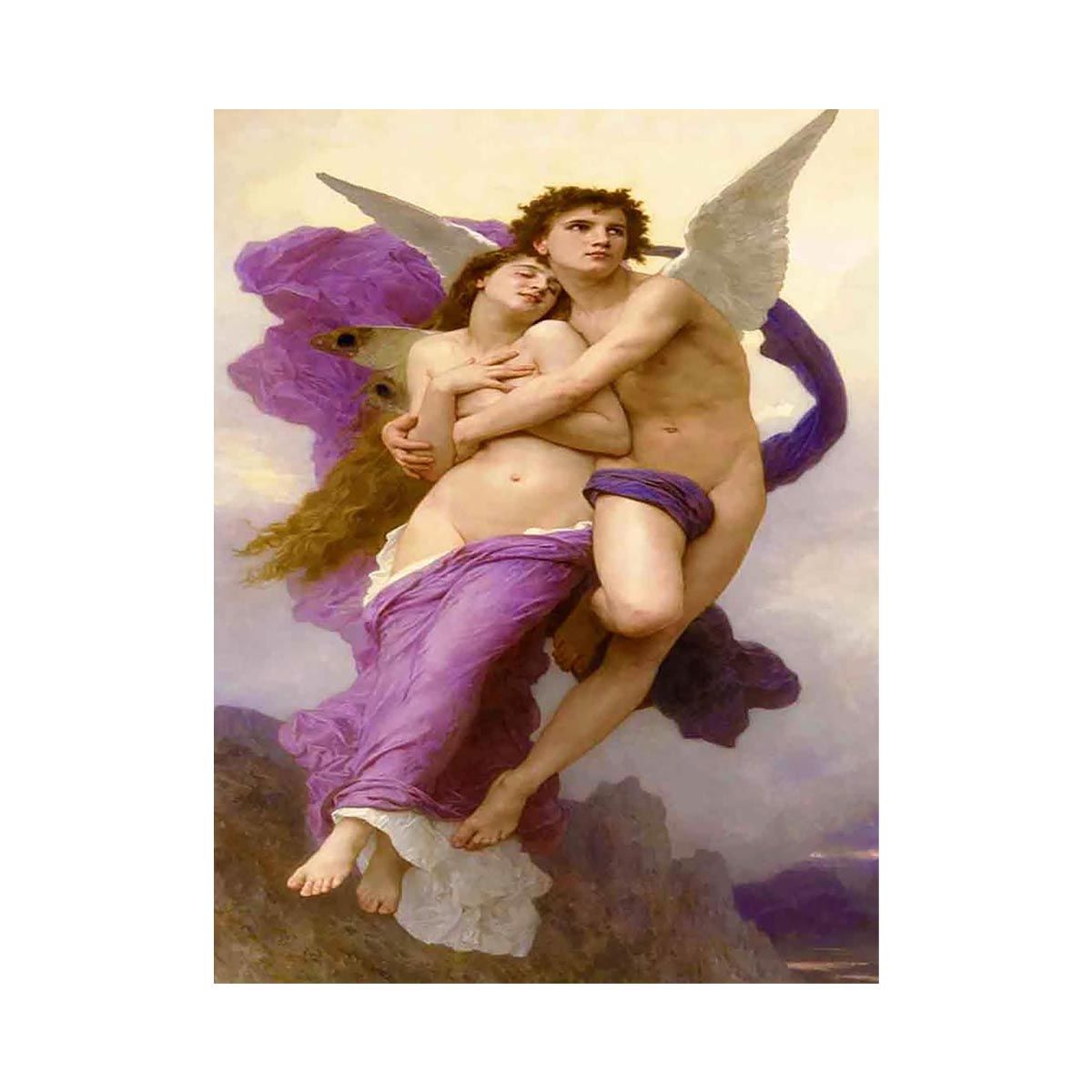 Le Ravissement de Psyche (The Rapture of Psyche) by William-Adolphe Bouguereau