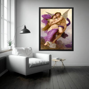Le Ravissement de Psyche (The Rapture of Psyche) by William-Adolphe Bouguereau Painting 