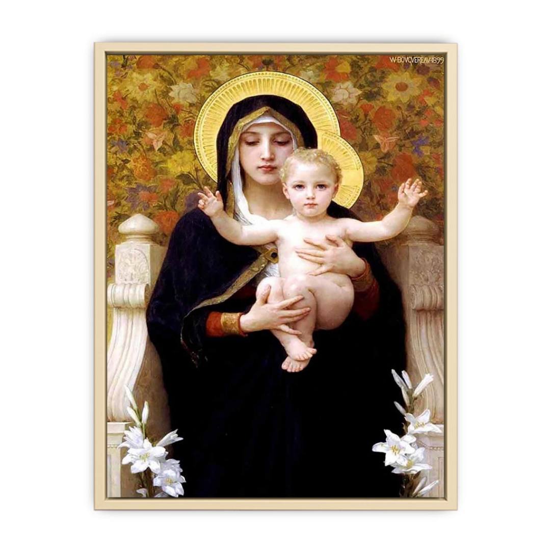 La Vierge au Lys (The Virgin of the Lilies)  Art Print