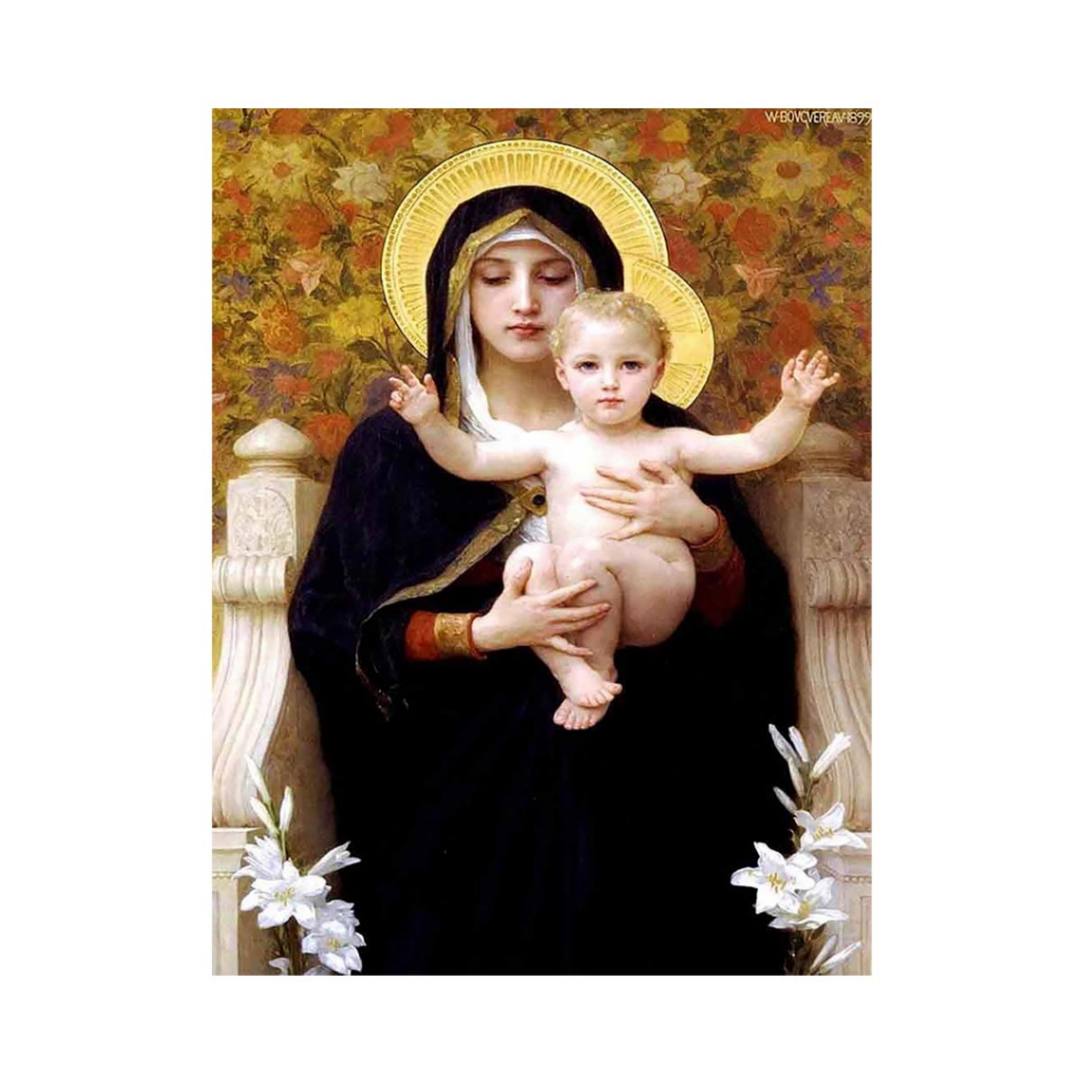 La Vierge au Lys (The Virgin of the Lilies) by William-Adolphe Bouguereau