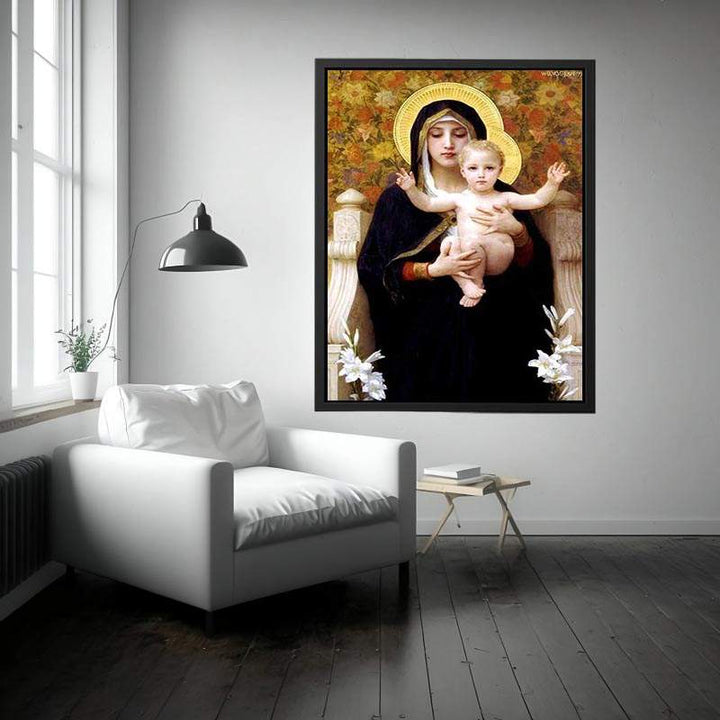 La Vierge au Lys (The Virgin of the Lilies) Painting