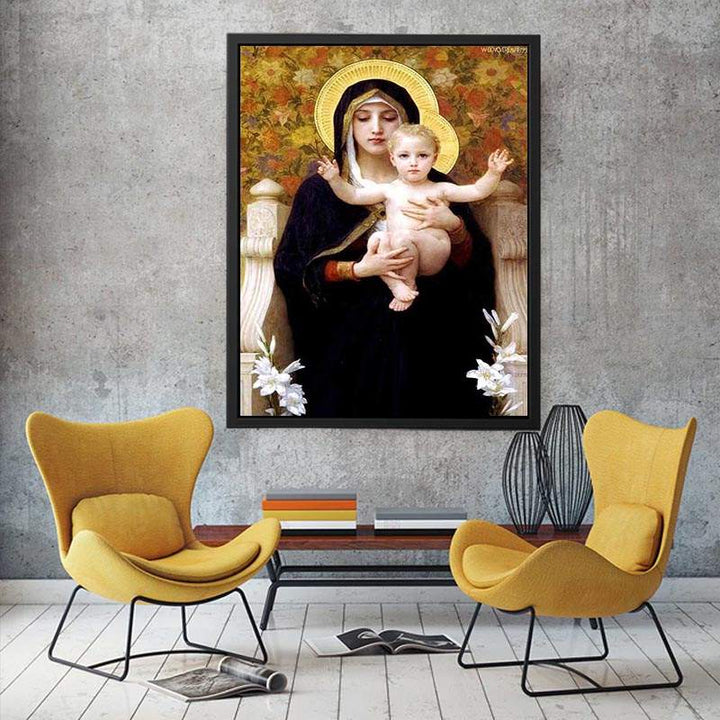La Vierge au Lys (The Virgin of the Lilies)  Painting