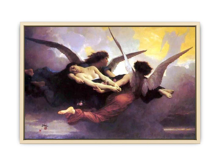 A Soul Brought to Heaven 1878  Art Print