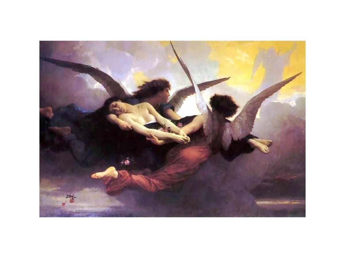 A Soul Brought to Heaven 1878 by William-Adolphe Bouguereau