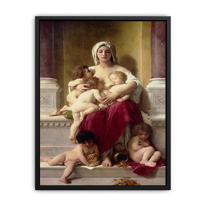 Charity 1878 Canvas Print