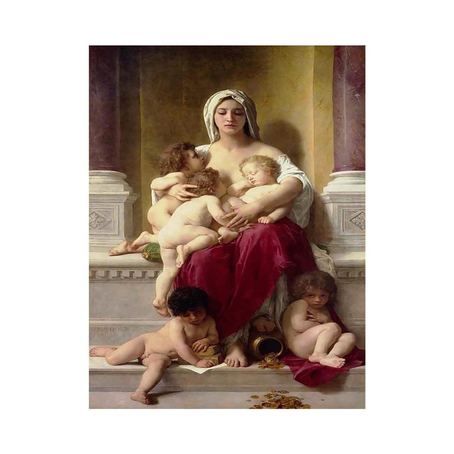 Charity 1878 by William-Adolphe Bouguereau